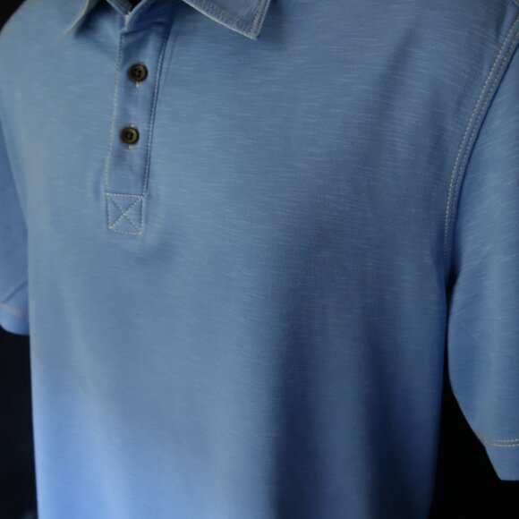 Johnston & Murphy Blue Polo (L) OMG! ⛳️ 😎 - Picture 4 of 9